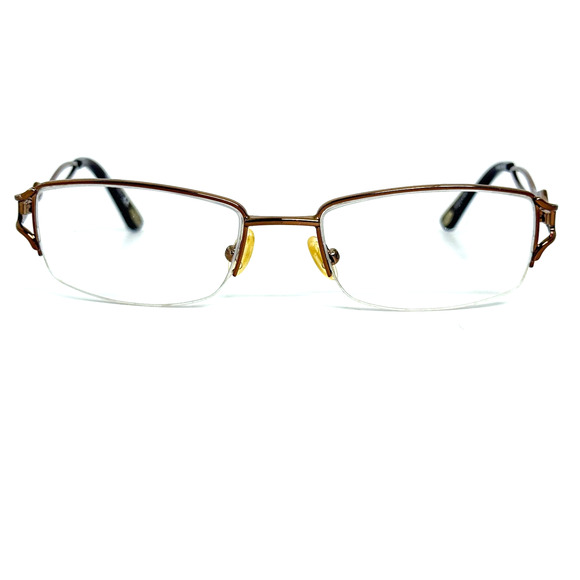 Emozioni By Safilo EM4363 FV8 BROWN 57-18-140 Eyeglasses Frames H18846 - Picture 1 of 8